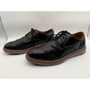 Johnston & Murphy TruFoam 20-3521 Men’s 8.5M Black Leather Derby Dress Shoes